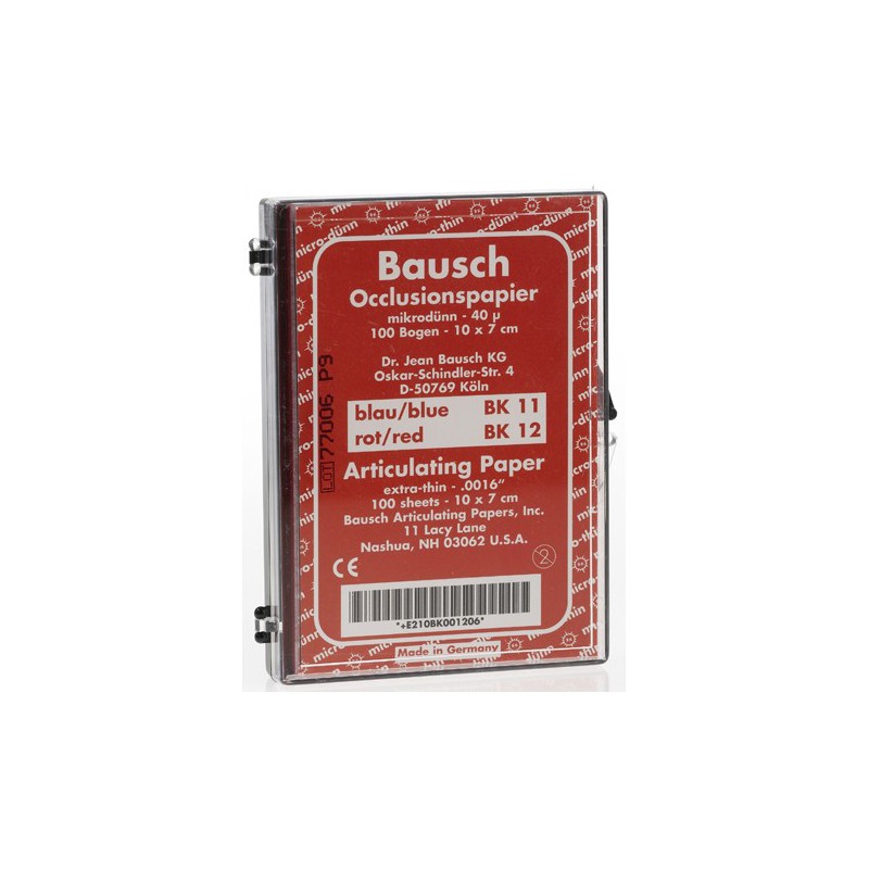 CARTA ARTICOLAZIONE ROSSA EXTRA SOTTILE BK12