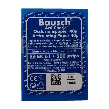 CARTA ARTICOLAZIONE BLU EXTRA SOTTILE BK61