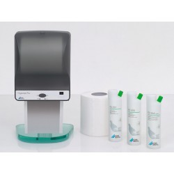 HYGOWIPE PLUS DISPENSER CON SUPPORTO DA TAVOLO IN VETRO