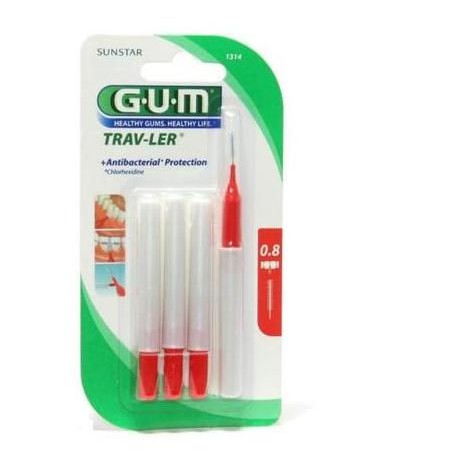 UN PROXABRUSH TRAV-LER 1314 ROSSO