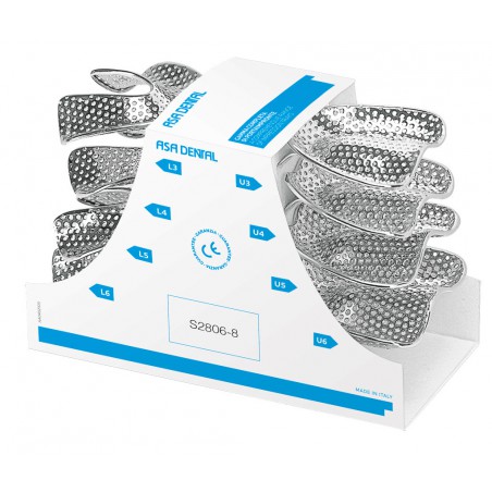 PORTAIMPRONTE INOX FORATI S2806-8