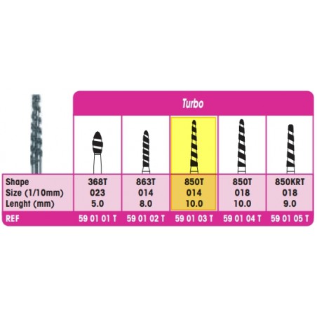 FRESA DIAMANTATA TURBINA