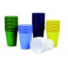 BICCHIERI MONOUSO COLORATI - TUBO 100 PEZZI