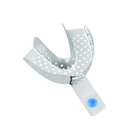 PORTAIMPRONTE INOX FORATI SENZA BORDINO