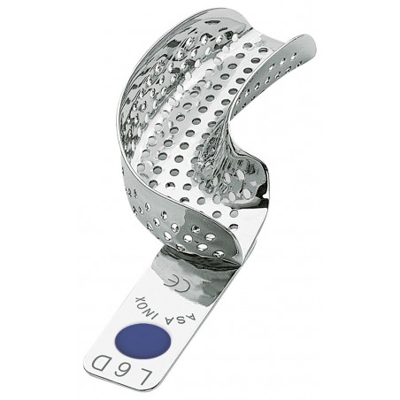 PORTAIMPRONTE INOX FORATI SENZA BORDINO