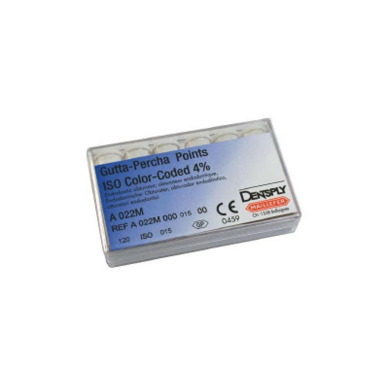 PUNTE DI GUTTAPERCA CONICITA' 4% e 6%