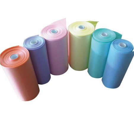 6 ROTOLI DA 80 MANTELLINE VERDI ECO BIBS STD