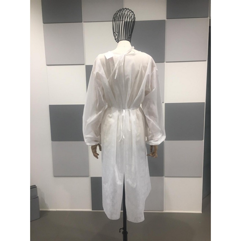 CAMICE MONOUSO BIANCO TNT NON STERILE IDROREPELLENTE