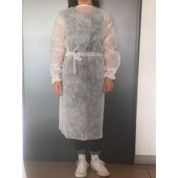 CAMICE MONOUSO (NON STERILE) BIANCO TAGLIA UNIVERSALE