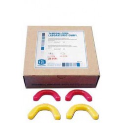 24 TAMPONI CERA GIALLA FERRO CAVALLO