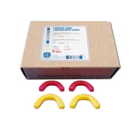 96 TAMPONI CERA GIALLA FERRO CAVALLO