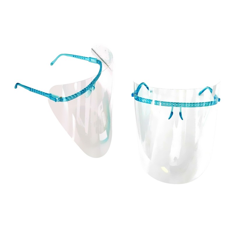 RICAMBIO SCHERMO VISIERA FACCIALE PROTETTIVA 22x18cm