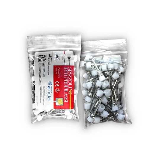 50 SPAZZOLINI ROTANTI NYLON