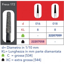 FRESE DIAMANTATE CONO TRONCO