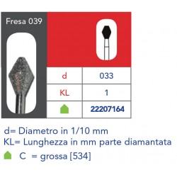 FRESA DIAMANTATA BARILE