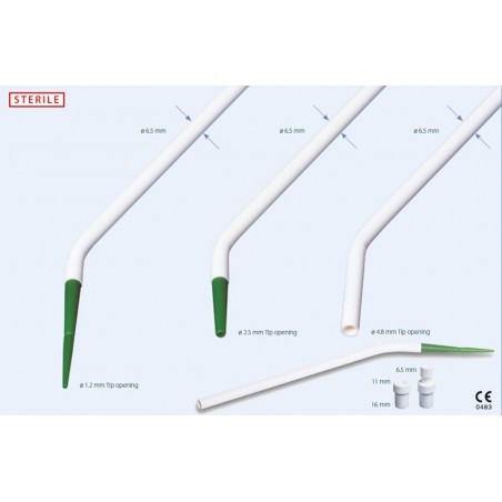 SURGITIP 2,5 MM - 100 CANNULE ASPIRAZIONE