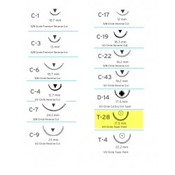 SUTURE PERMA SHARP SETA 872
