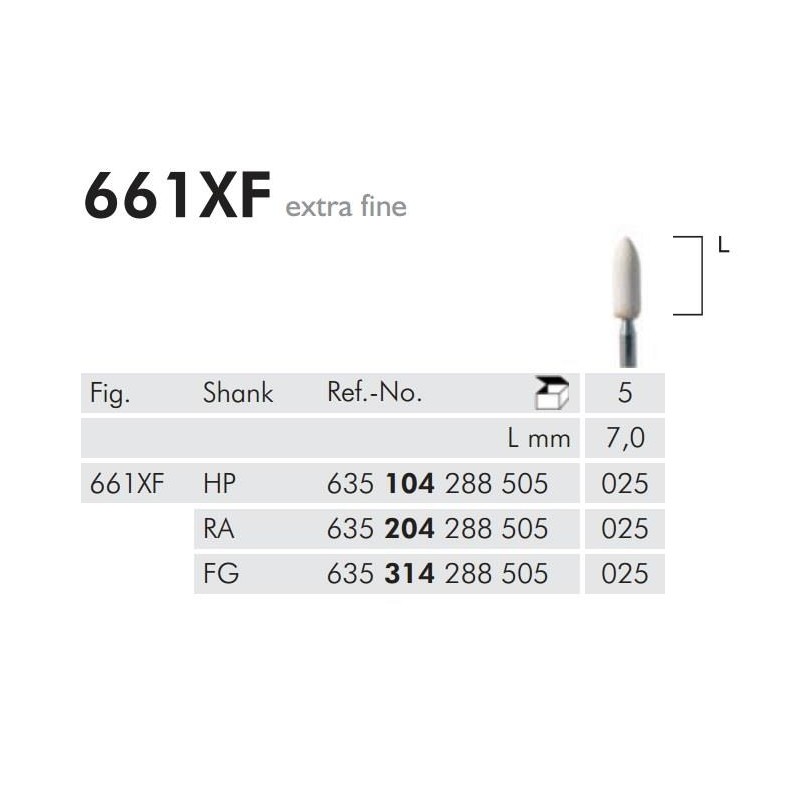 PUNTE BIANCHE 661XF PER CONTRANGOLO