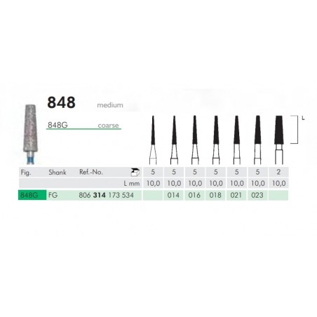 FRESA DIAMANTATA TURBINA