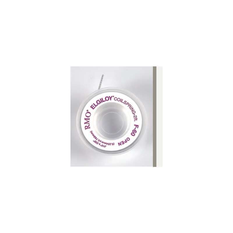 MOLLA CHIUSA 009x030 ELGILOY ROSSO 60cm RMO