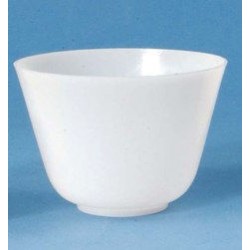 TAZZA BIANCA MEDIA PER ALGINATI GESSI