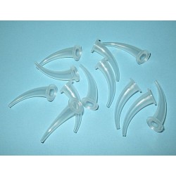 12 PUNTALI PLASTICA PER SIRINGA ELASTOMERI PENTA