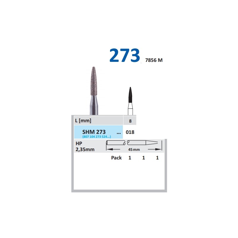 FRESA DIAMANTATA SHM273 MANIPOLO DRITTO