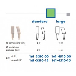 MONCONI TEMPORANEI DRITTI E ANGOLATI LEONE