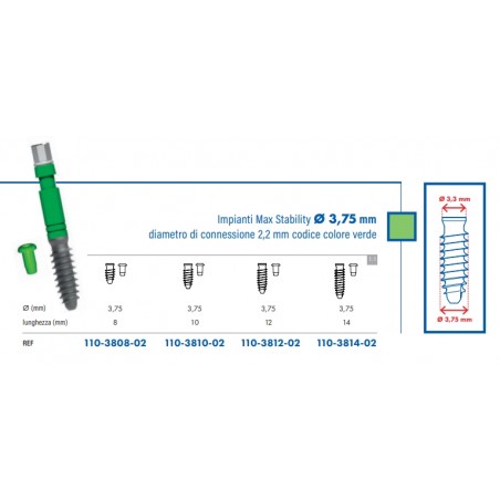 IMPIANTO MAX STABILITY LEONE, PREZZO A RICHIESTA