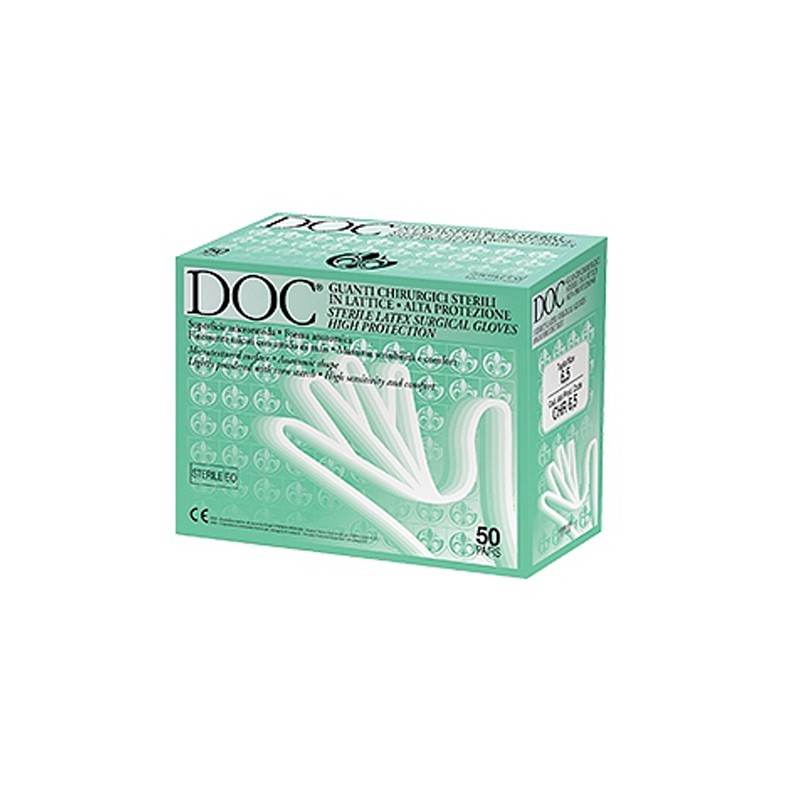 GUANTI LATTICE STERILI LPE 6,5