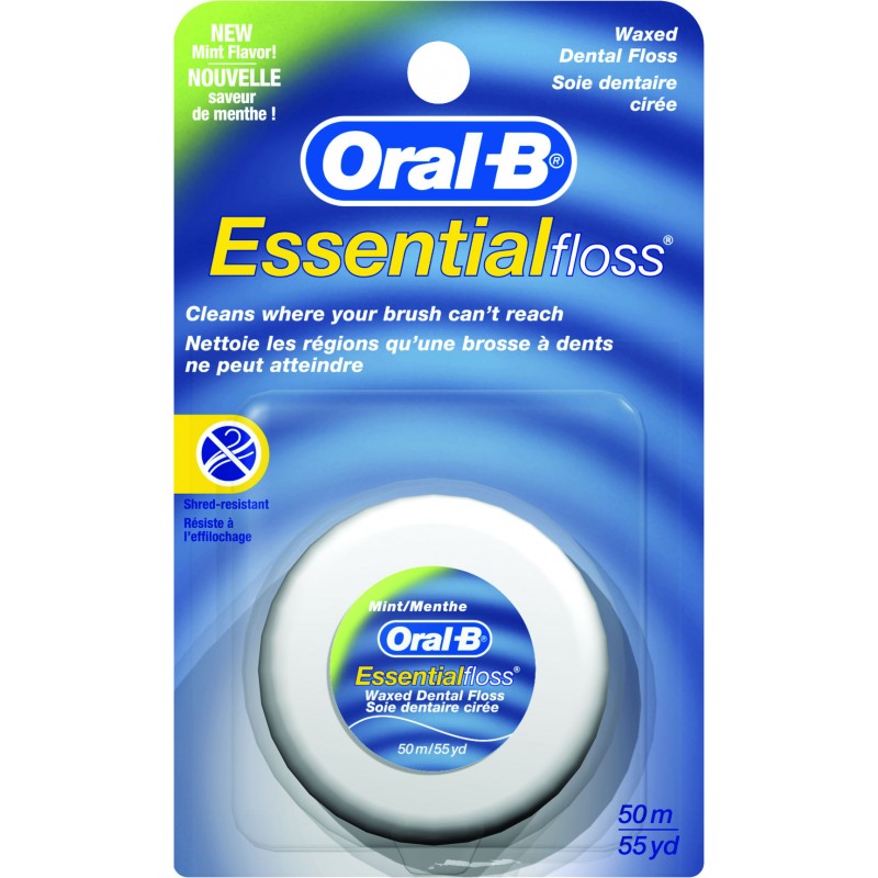 ESSENTIAL FLOSS FILO INTERDENTALE CERATO 50 METRI - MENTA
