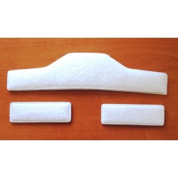 FASCETTE CASCHETTO SET DI 3 SPUGNE