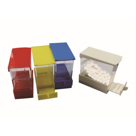 DISTRIBUTORE RULLI SALIVARI GIALLO