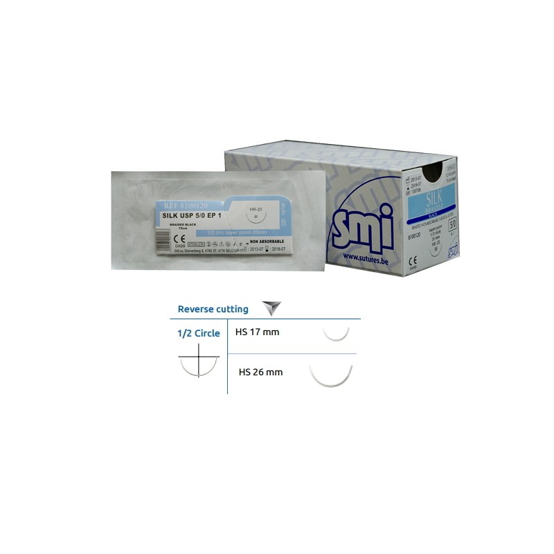 SUTURE SETA 3/0 HS26 1/2C