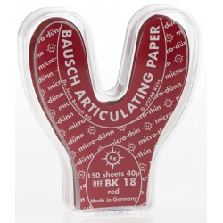 CARTA ARTICOLAZIONE ROSSA EXTRA SOTTILE BK18