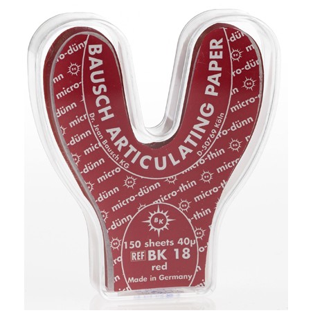 CARTA ARTICOLAZIONE ROSSA EXTRA SOTTILE BK18