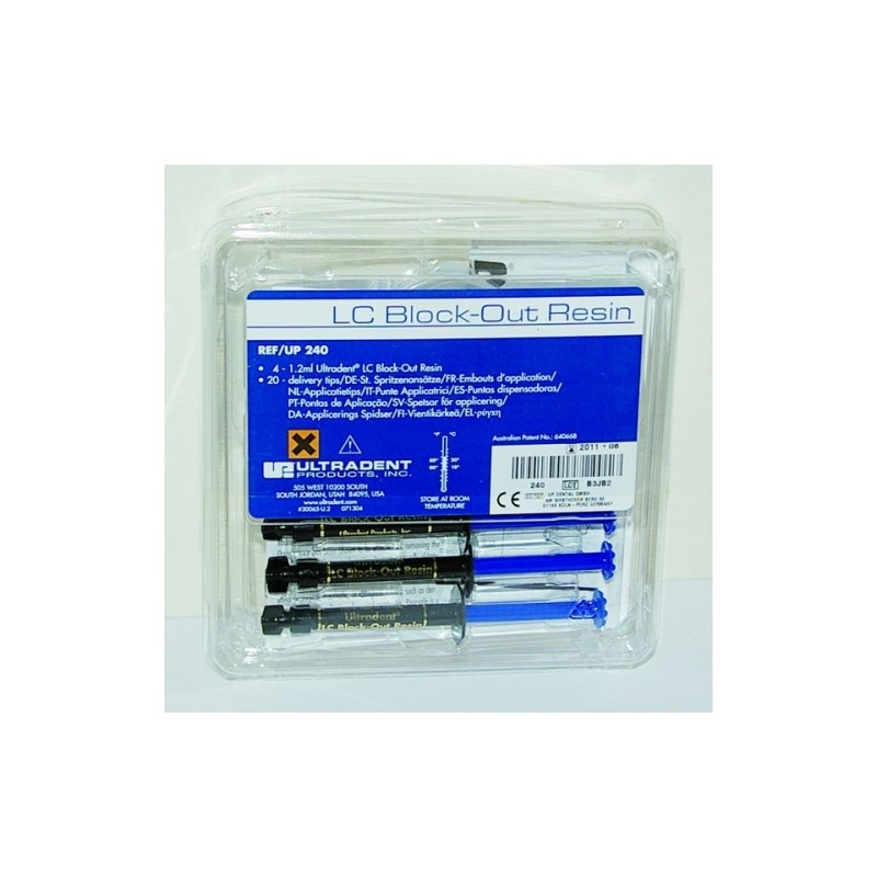 BLOCK-OUT RESIN LC KIT 4 SIRINGHE